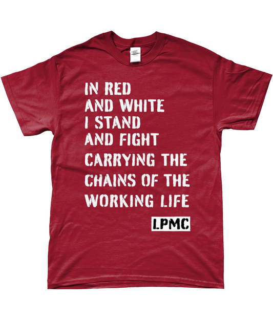 In Red And White I Stand (White Text)