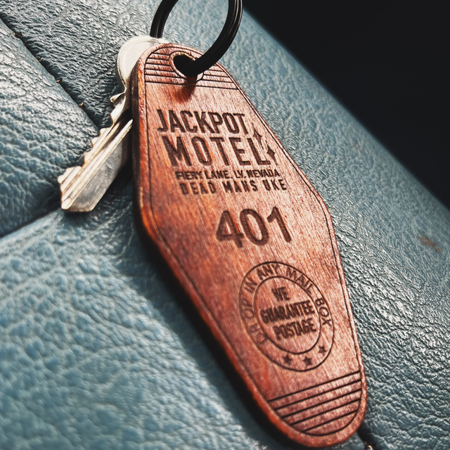 Jackpot Motel Keychain