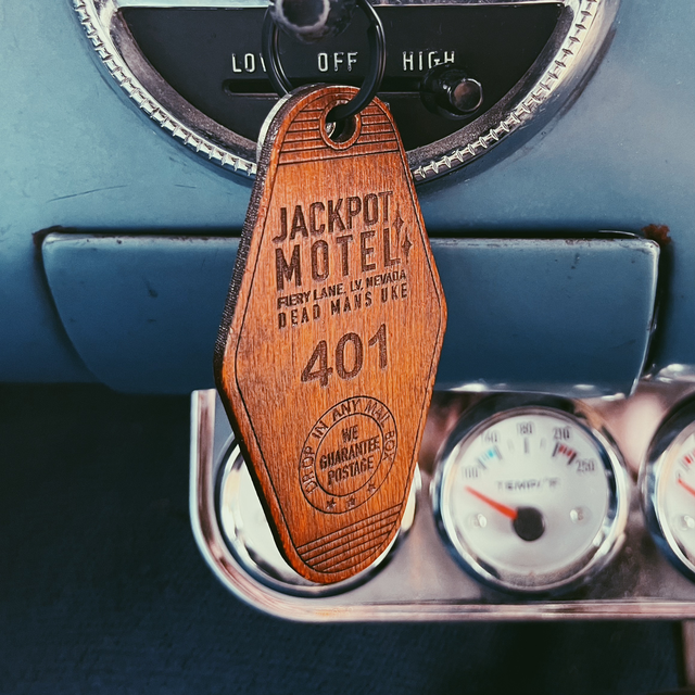 Jackpot Motel Keychain