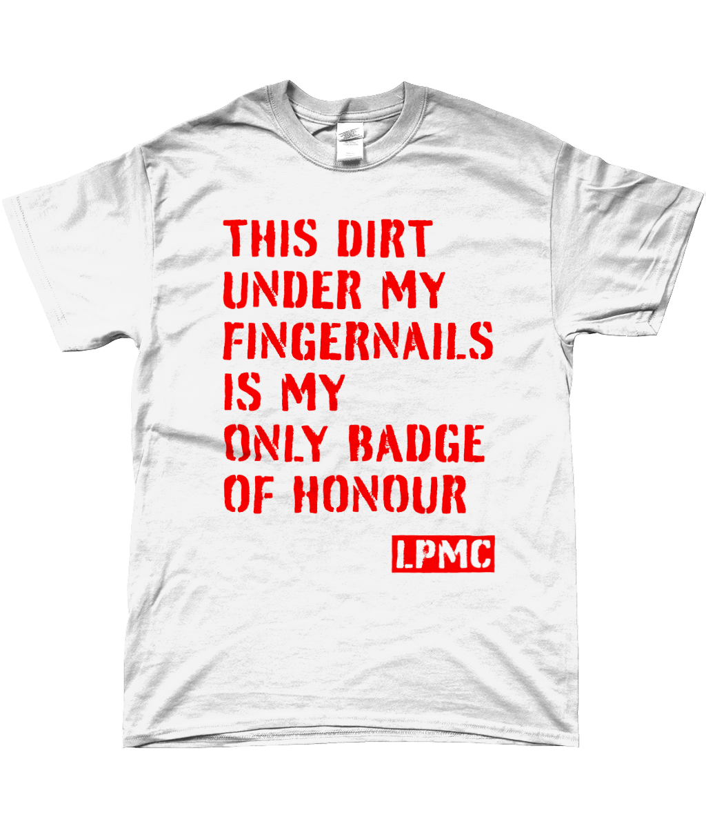 Badge of Honour (Red Text)